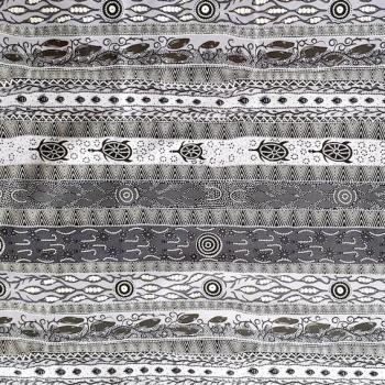 Preview: ASH DREAMING IN ONE Aborigines Stoff aus Australien